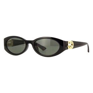 New GUCCI Black Cat Eye GG1662SA 001 Sunglasses Women